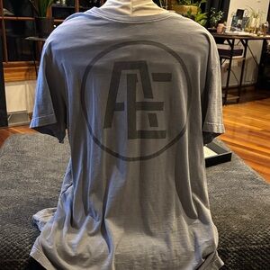 American Eagle Outfitters Charcoal Logo Tee